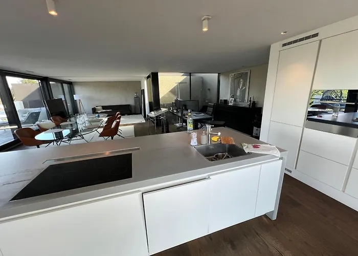 Penthouse Mit Whirlpool & Riesenterrasse Lägenhet