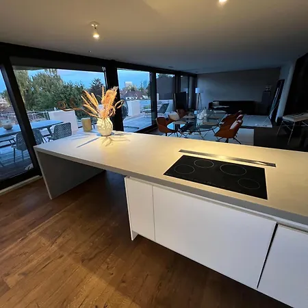 Penthouse Mit Whirlpool & Riesenterrasse Apartament